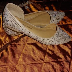 Crystal flat shoes